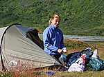 Unser zweiter Zeltplatz in der "unber&uuml;hrten" Sarvesvagge